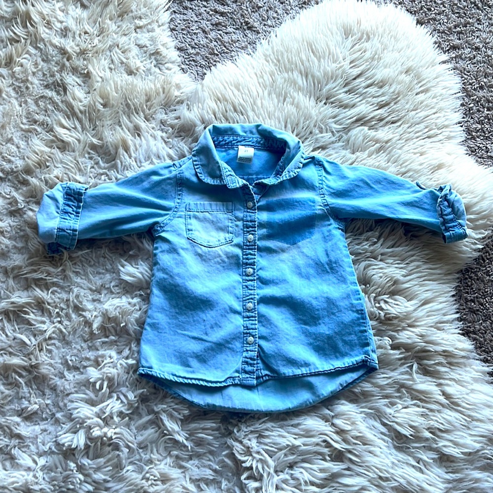 OSHKOSH chambray top